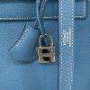 HERMES Kelly 32 Togo Blue Jean Bag