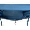 HERMES Kelly 32 Taurillon Clemence Blue Jean Bag