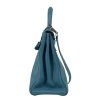 HERMES Kelly 32 Togo Blue Jean Bag