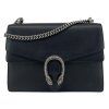 GUCCI Dionysus Black Leather Shoulder Bag