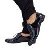 PRADA Vernice Lace Up Loafers