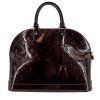 LOUIS VUITTON Alma GM Amarante Monogram Vernis Bag