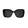CHANEL Black Logo Sunglasses