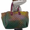 LOUIS VUITTON Limited Edition Richard Prince Jokes Monogram Canvas Bag