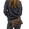 LOUIS VUITTON Croisette Damier Ebene Canvas Bag