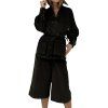 MAX MARA Dark Khaki Corduroy Safari Suit Set