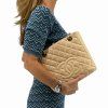 CHANEL Petite Shopping Beige Tote Bag