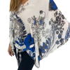 ROBERTO CAVALLI White Blouse With Blue Print