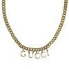 GUCCI Golden Logo Necklace
