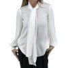 MICHAEL KORS Tie-neck Buttoned Blouse
