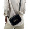 GUCCI Black Horsebit 1955 Shoulder Bag