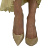 JIMMY CHOO Beige Romy High Pumps