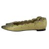 CHLOÉ Gold Animal Print Flats