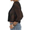 ALBERTA FERRETTI Sheer Pleated Blouse
