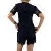 DOLCE & GABBANA Black Lace Top And Shorts Set