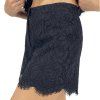 DOLCE & GABBANA Black Lace Top And Shorts Set
