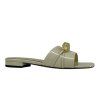 GUCCI Leather Tiger Head Mules