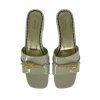 GUCCI Leather Tiger Head Mules