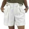 CHLOÉ White Belt Shorts