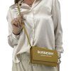 BURBERRY Hazelmere Leather Crossbody Wallet Bag