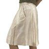 CHRISTIAN DIOR Cream Silk Skirt