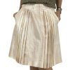 CHRISTIAN DIOR Cream Silk Skirt
