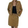 KARA Suede Jacket And Skirt Set