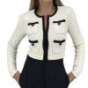 SELF-PORTRAIT Cream Cardigan