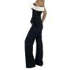ROLAND MOURET Long Black And White Overall
