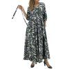 MAX MARA Floral Print Long Dress