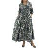 MAX MARA Floral Print Long Dress