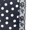 DOLCE & GABBANA Dot Lace Trimmed Scarf