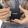 CHANEL CC Crystal Pearl Drop Earrings