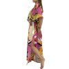 EMILIO PUCCI Printed Pink Maxi Dress