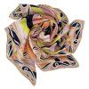 EMILIO PUCCI Pink Printed Silk Scarf