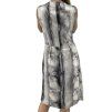 DOLCE & GABBANA Grey Silk Dress