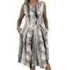 DOLCE & GABBANA Grey Silk Dress
