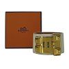 HERMÉS Collier De Chien Gold White Bracelet