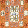 HERMÉS Bouclerie d'Attelage Silk Scarf