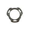 HERMÉS Palladium Regate Scarf Ring