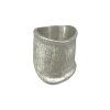Minimalist Asymmetric Silver Plated Ring