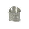 Minimalist Asymmetric Silver Plated Ring