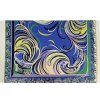 EMILIO PUCCI Blue Printed Silk Scarf