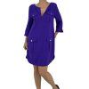 DIANE VON FURSTENBERG Purple Dress