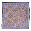 HERMÉS Printed Purple Silk Scarf