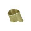 Minimalist Asymmetric Gold Plated Ring