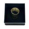 Minimalist Asymmetric Gold Plated Ring