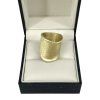 Minimalist Asymmetric Gold Plated Ring