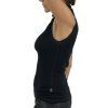 NANICHE Black Sleeveless Turtleneck Top