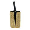 PRADA Panier Wicker and Canvas Bag